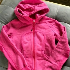 Hot Pink LuluLemon Scuba Hoodie